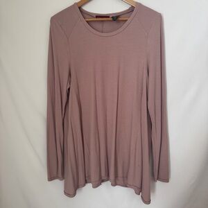 Elegant Long Sleeve Top in Mauve